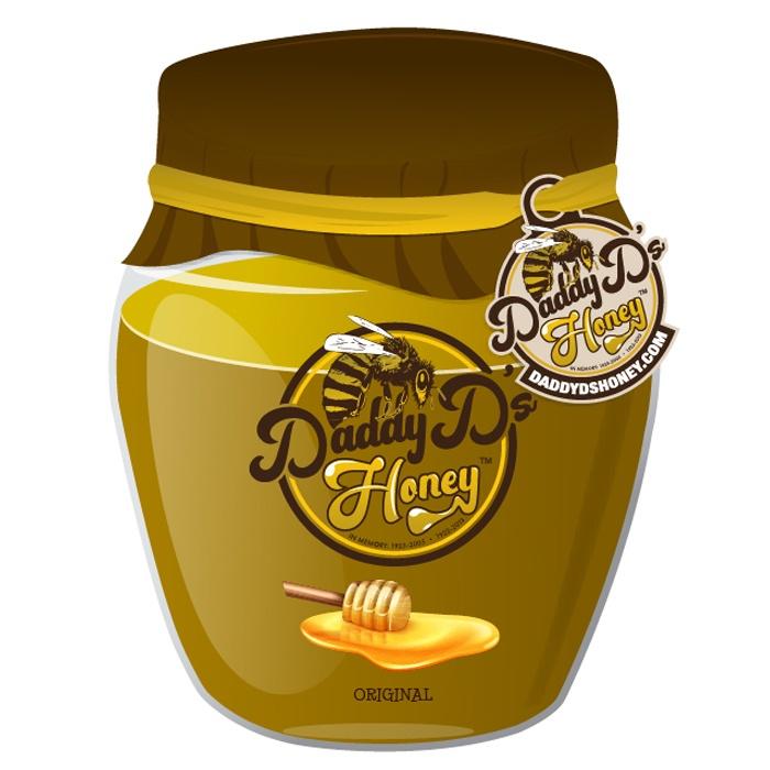 THE BRANDING OF DADDY D'S HONEY 22 Original Jar