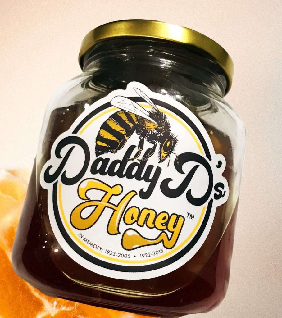 THE BRANDING OF DADDY D'S HONEY 13 honey