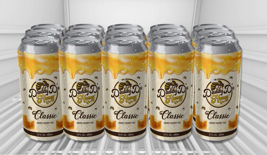 THE BRANDING OF DADDY D'S HONEY 40 fridge